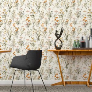 Fototapeta kwiaty, boho, pastelowa na wymiar – FTS47 – Madras24